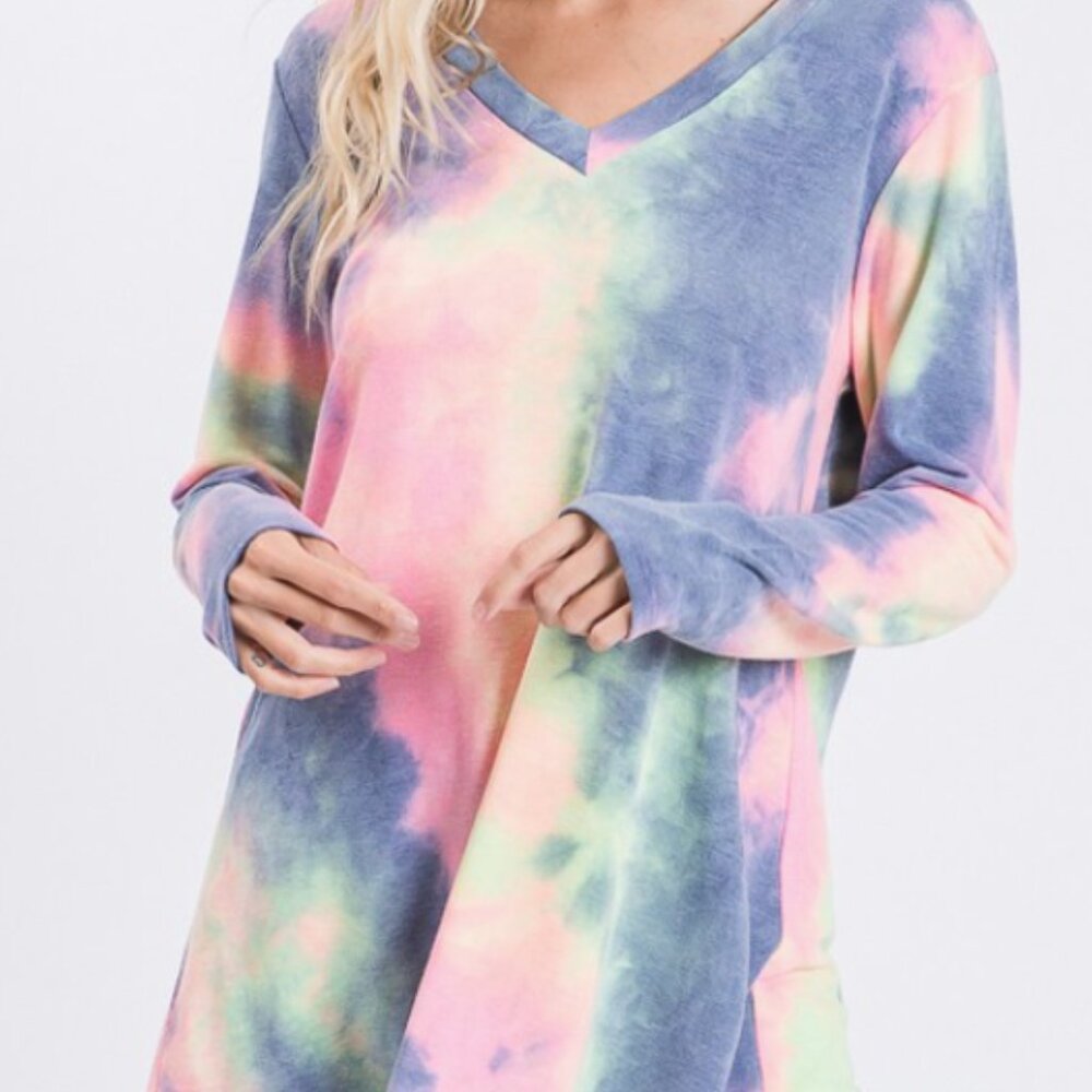 Heimish Tie Dye Print Top - Picture 2 of 5